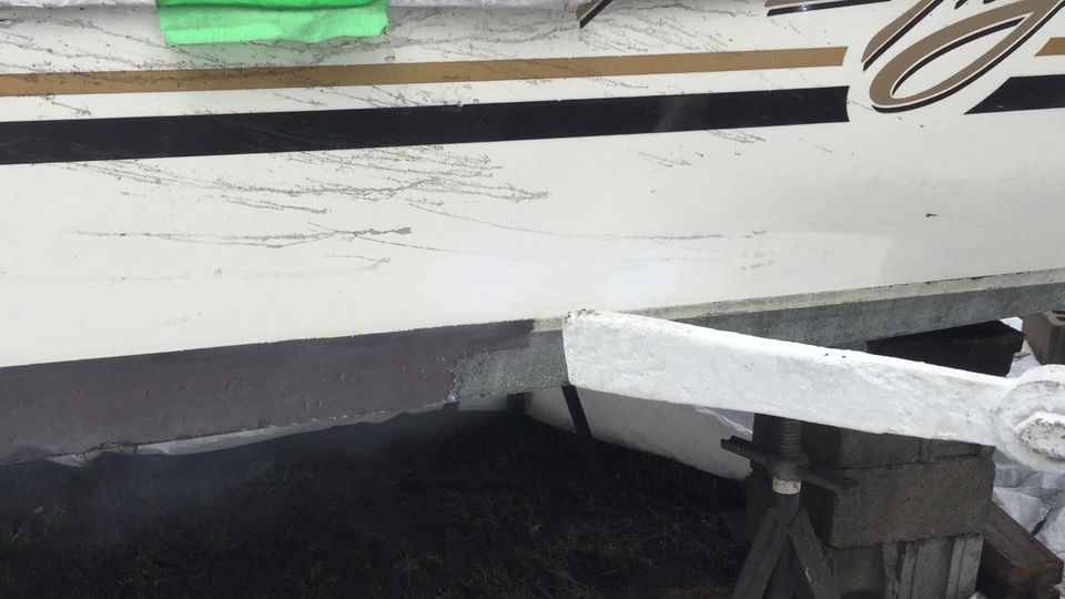 Boat Hull Blasting